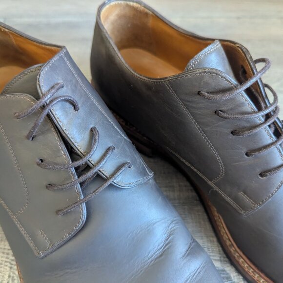 Beckett Simonon Men's Classic Handcrafted Pull-Up Leather Dunham Derby Brown 11B - Picture 3 of 10